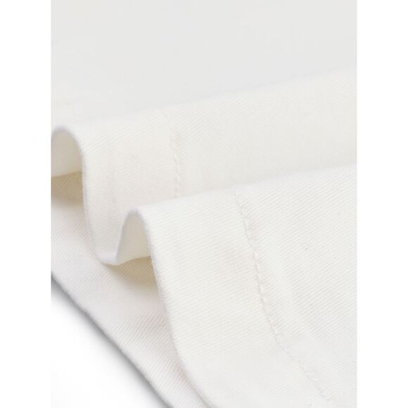 Plus Size Jeans Suspender Skirt Patch Pocket Denim Overall White - Picture 5 of 6